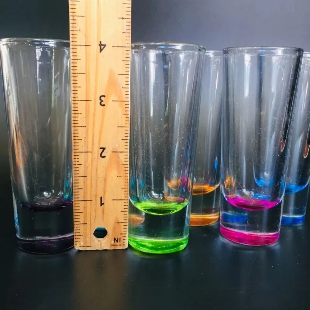 Pier 1 Imports 6-Piece Colors Shot Glass Set Glasses
